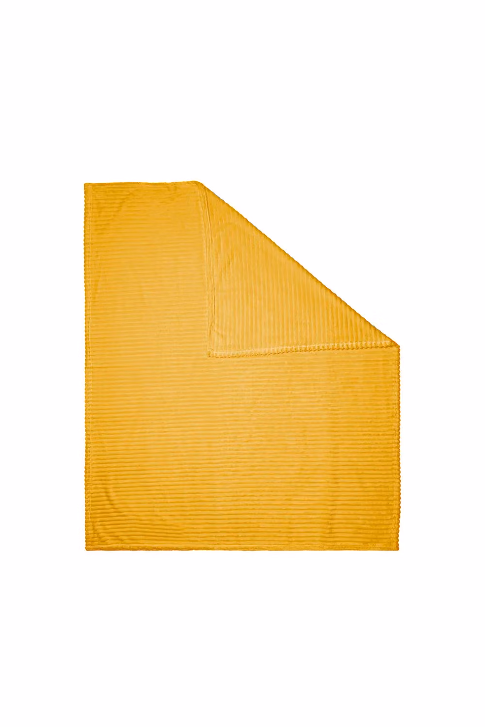 BHS Luxury Ribbon Velvet Throw in Yellow, W: 127 cm, D: 152 cm – 2
