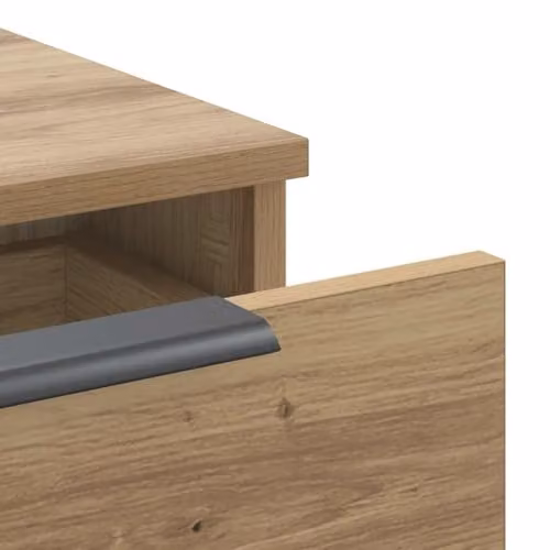 vidaXL Modern Wall Cabinet in Artisan Oak Brown, W/D/H: 68 x 30 x 20 cm – 3