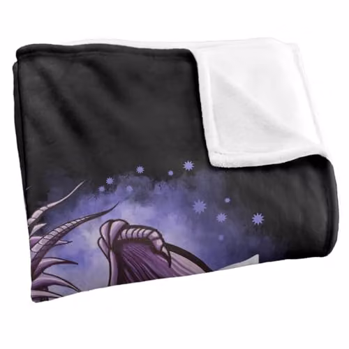 JQ Licensing En Protectors Of The Realm Fairy And Dragon Silky Touch Super Soft Fleece Throw Blanket, Multicolour, W: 91 cm, D: 147 cm – 2