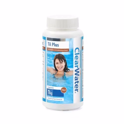 Clearwater TA Plus Alkalinity Increaser Powder for Hot Tubs, Spas and Pools, 1kg
