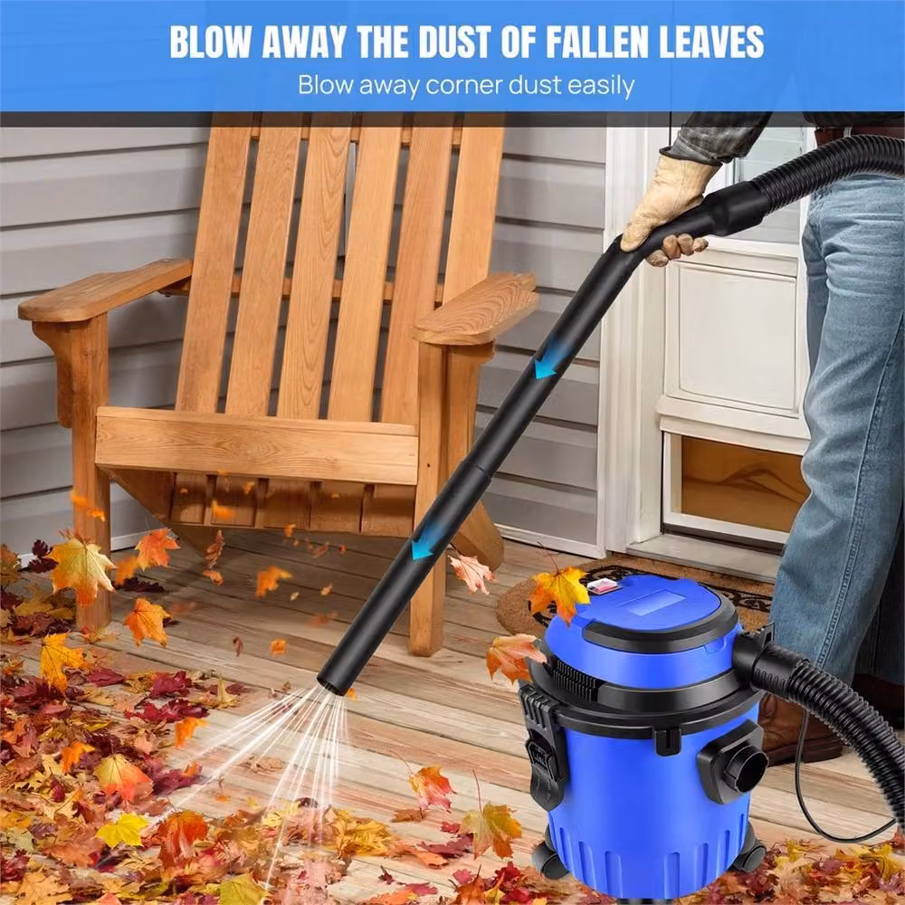 Nordara 6000W 15L Wet and Dry Industrial Bagless Vacuum Cleaner with Blower, Blue – 4