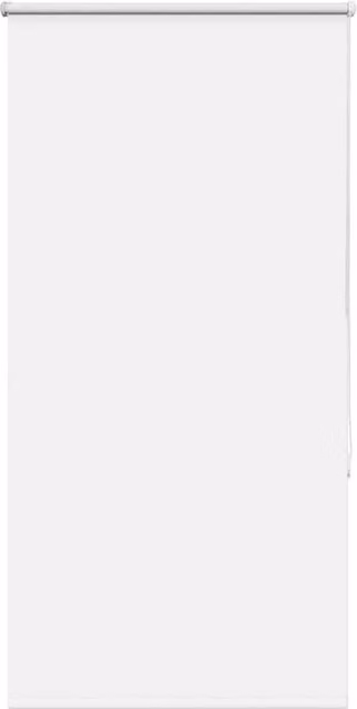 Berkfield Home White Blackout Roller Blind, Thermal Insulating Polyester Fabric, W: 85 cm, H: 130 cm