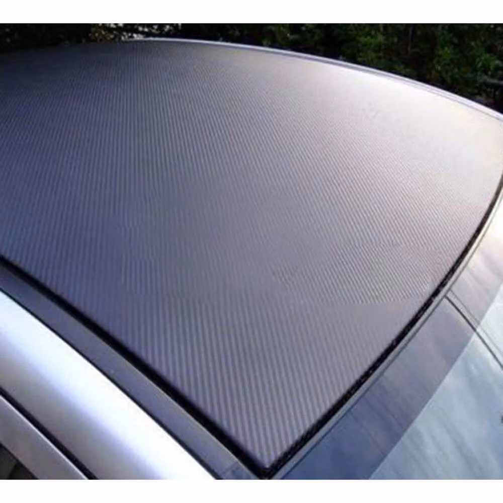 FLAVORA 3D Carbon Fiber Vinyl Wrap Film in Black, W/D/H: 60 cm x 200 cm x 0.12 cm – 6