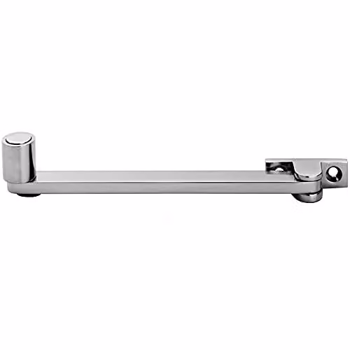 Loops Roller Arm Window Stay in Polished Chrome