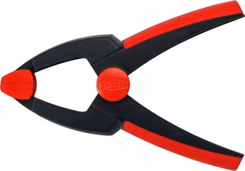 Bessey Clippix XC Spring Clamp, Red and Multicolour, 50 mm – 1