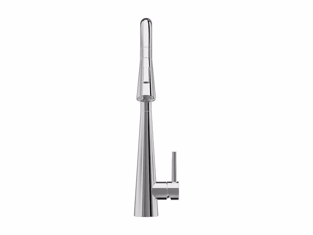 RONA Stainless Steel Kitchen Tap with Pull-Out Spray and Swivel Spout in Chrome Silver – 2