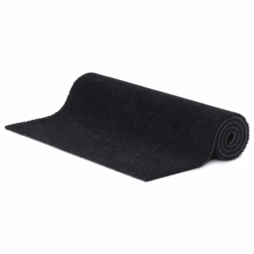 Berkfield Home Black Tufted Coir Door Mat, W: 90 cm, D: 150 cm – 3
