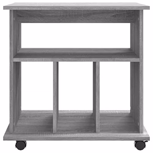 vidaXL Grey Rolling Cabinet with Castors, W/D/H: 60 x 45 x 60 cm – 5