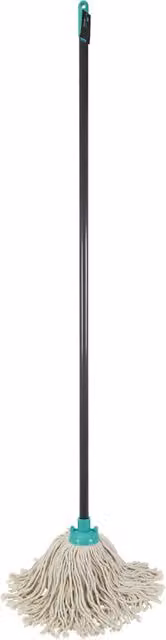 JVL Pure Cotton Traditional String Floor Mop in Petrol Blue