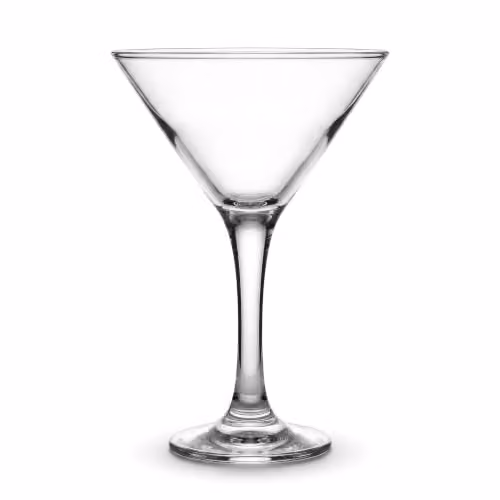Rink Drink Martini Cocktail Glasses, Transparent, 175ml, Set of 6