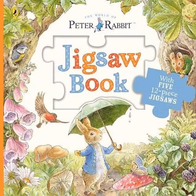 Beatrix Potter Peter Rabbit Jigsaw Book Multicolour Cardboard Board Book