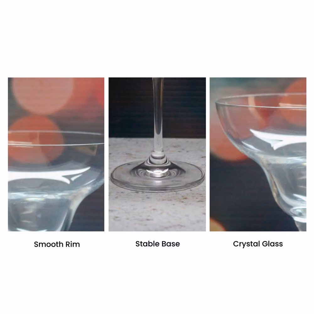 Uniqueful Personalised Crystal Infinity Margarita Cocktail Glass in Clear – 5
