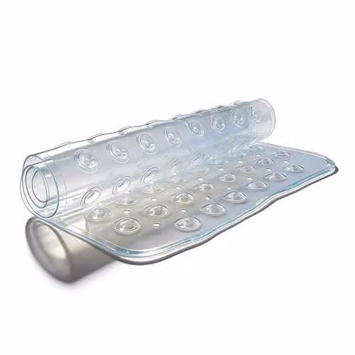 Harbour Housewares Non-Slip Shower Mat, Transparent, W: 70 cm, D: 37 cm – 3