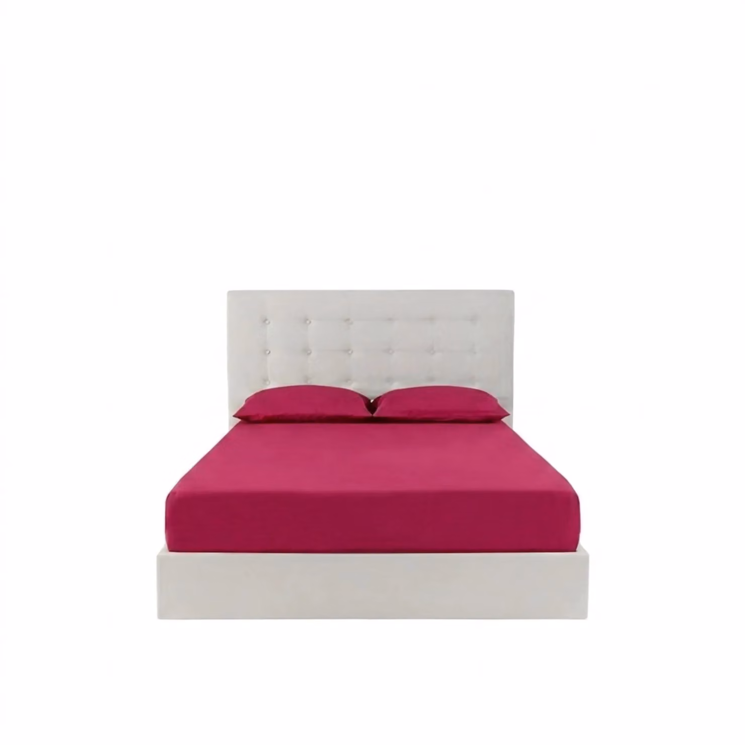 Snug City Pink Polycotton Plain Dyed Extra Deep Fitted Cot Sheet W/D/H: 120 x 60 x 15 cm – 2