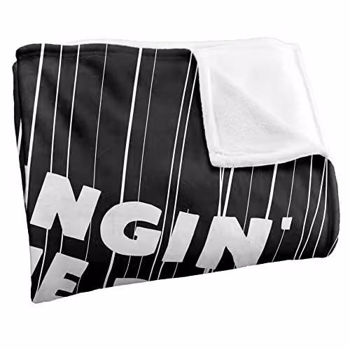 WB 100 Singing In The Rain Silky Touch Super Soft Fleece Throw Blanket, White, W/D: 152 x 127 cm – 3