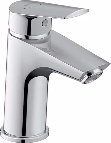 Duravit No.1 Basin Mixer Tap in Chrome with Energy-Saving FreshStart Function, Size S – 1