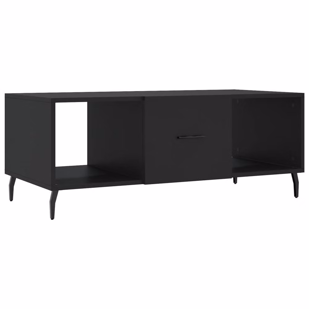 Berkfield Home Modern Black Decorative Coffee Table, W/D/H: 102 x 50 x 40 cm – 3