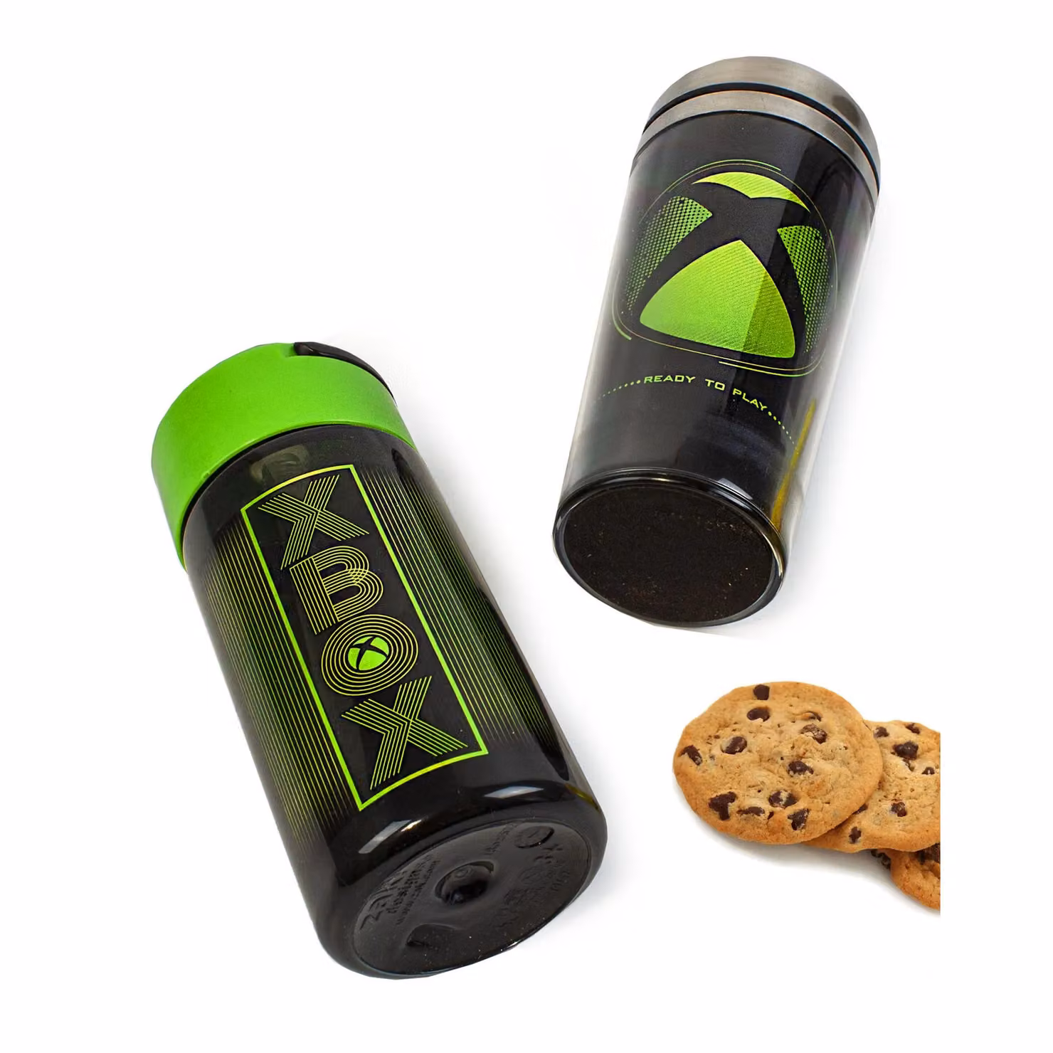 Xbox Adult Travel Mug with Lid in Green and Black – 3