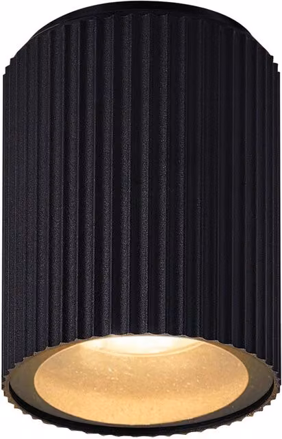 Nordlux Kyklop Modern Black Metal Outdoor Ceiling Light IP54 GU10 Mains