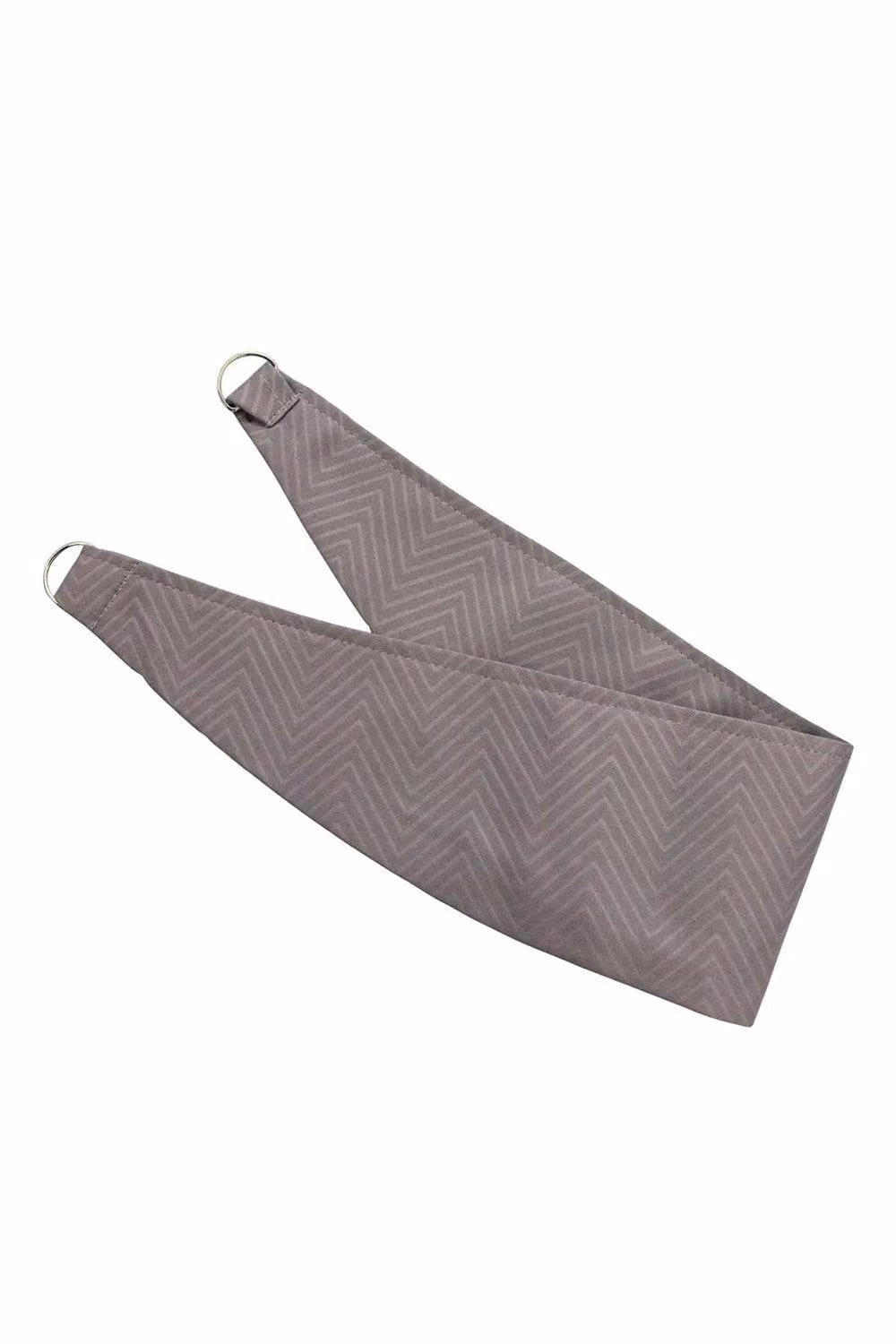 Homescapes Grey Herringbone Curtain Tie Back Pair – 1