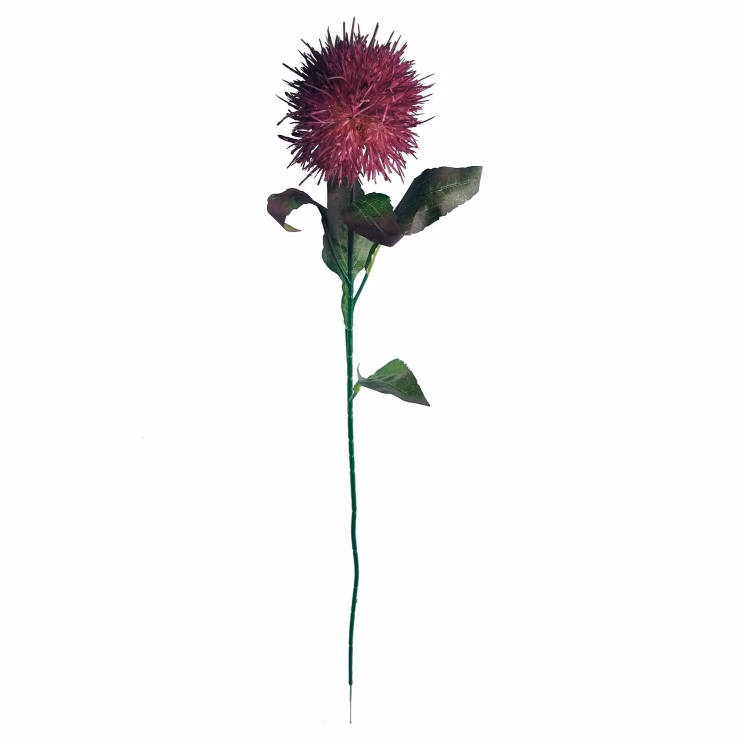 Leaf Purple Globe Thistle Artificial Flower Stem, Height: 70 cm – 2