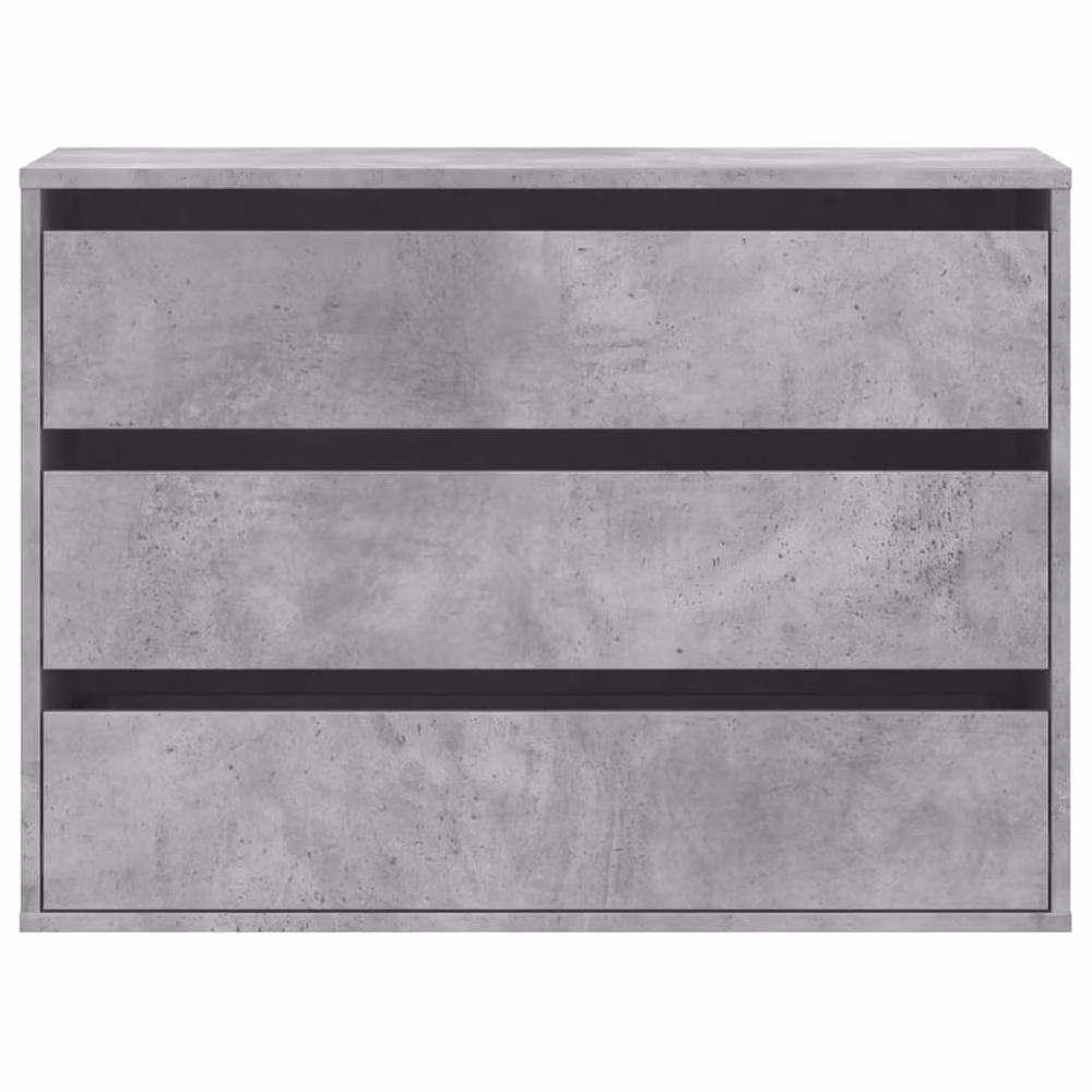 Berkfield Home Classic Corner Chest of Drawers in Concrete Grey, W: 80 cm, D: 41 cm, H: 58 cm – 2