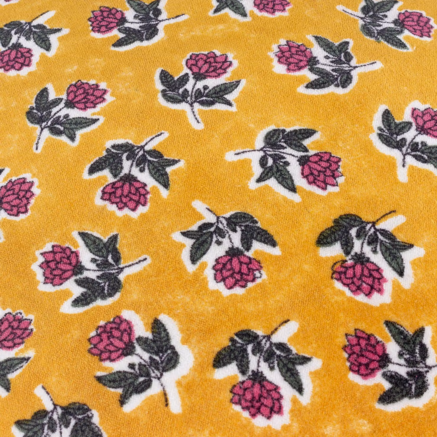 Paoletti Kemble Floral Square Cotton Cushion in Green and Gold, W/D/H: 45 x 45 x 45 cm – 5