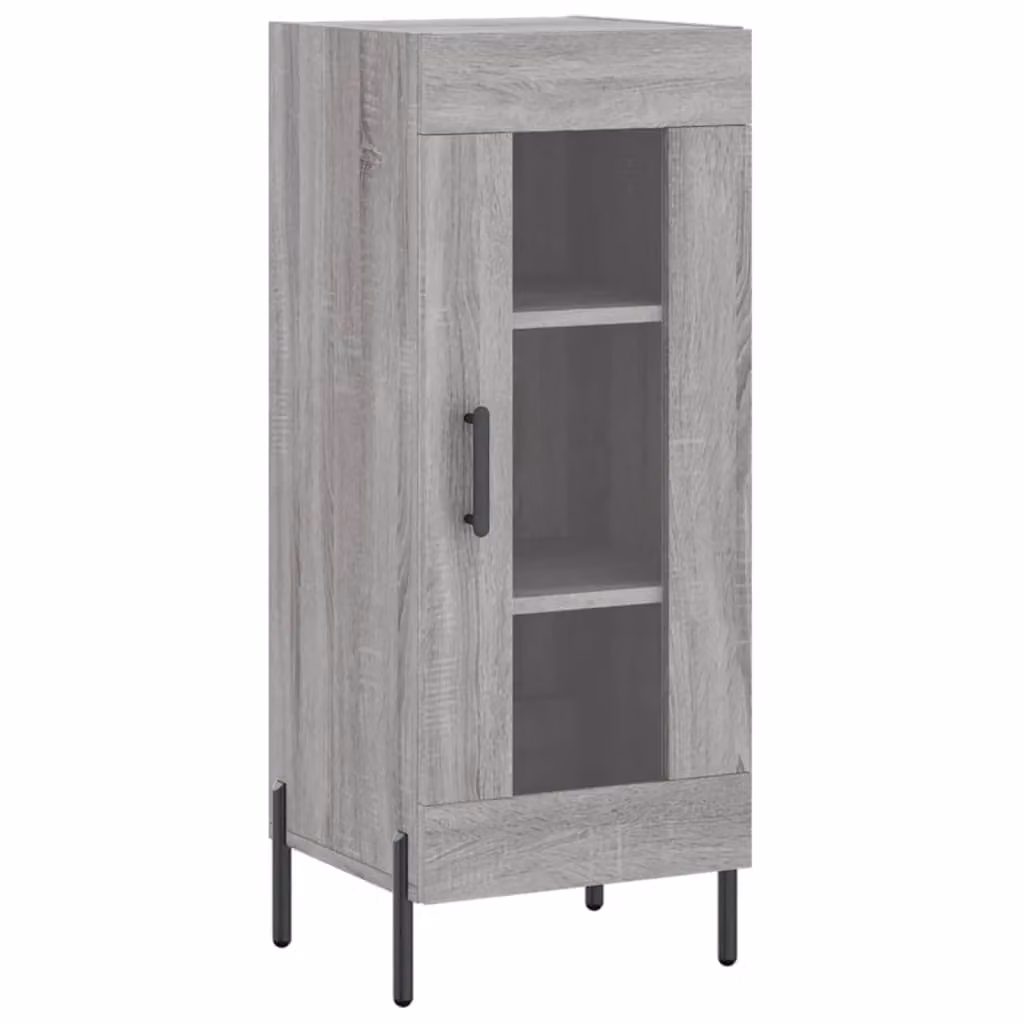 Berkfield Home Grey Sonoma Sideboard in Engineered Wood W/D/H: 34.5 x 34.5 x 90 cm – 2