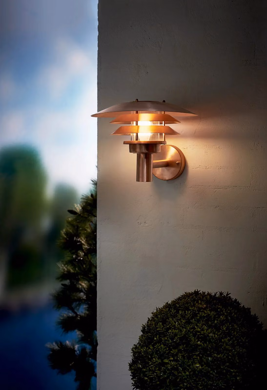 Nordlux Venø Outdoor Wall Light in Copper with E27 Socket and IP54 Rating – 2