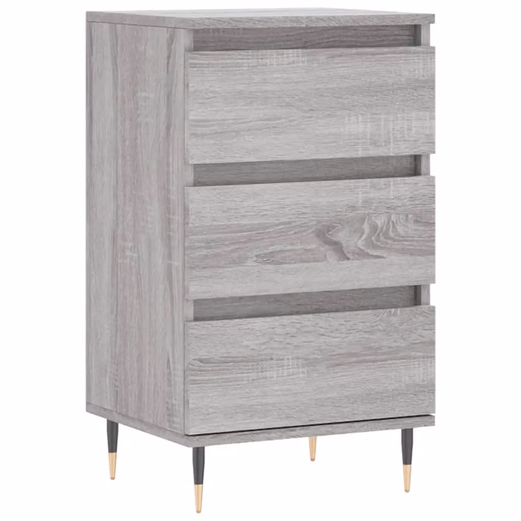 Berkfield Home Grey Sonoma Sideboard in Engineered Wood, W/D/H: 40 x 35 x 70 cm – 2
