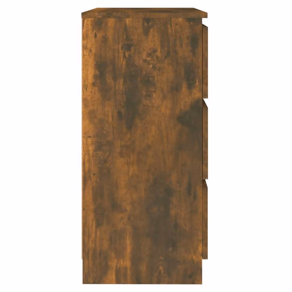 Berkfield Home Smoked Oak Sideboard in Brown, W/D/H: 60 x 35 x 76 cm – 3