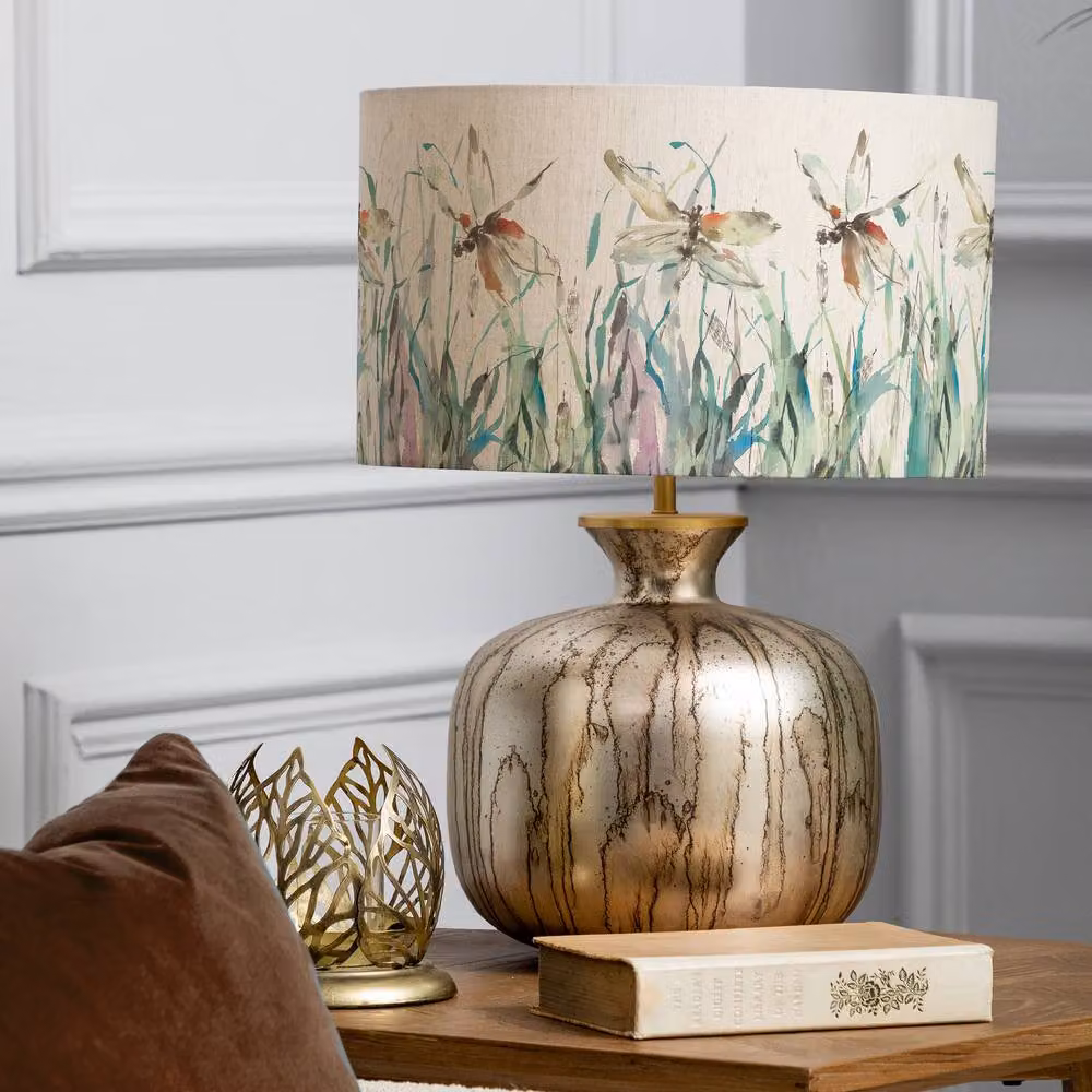 Voyage Maison Elphaba Table Lamp with Nightingale Eva Lampshade in Gold/Brass – 2