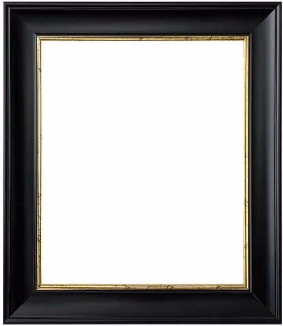 Frames & Mirrors 4U Scandi Black Rectangular Single Photo Frame, Jet Black – 1
