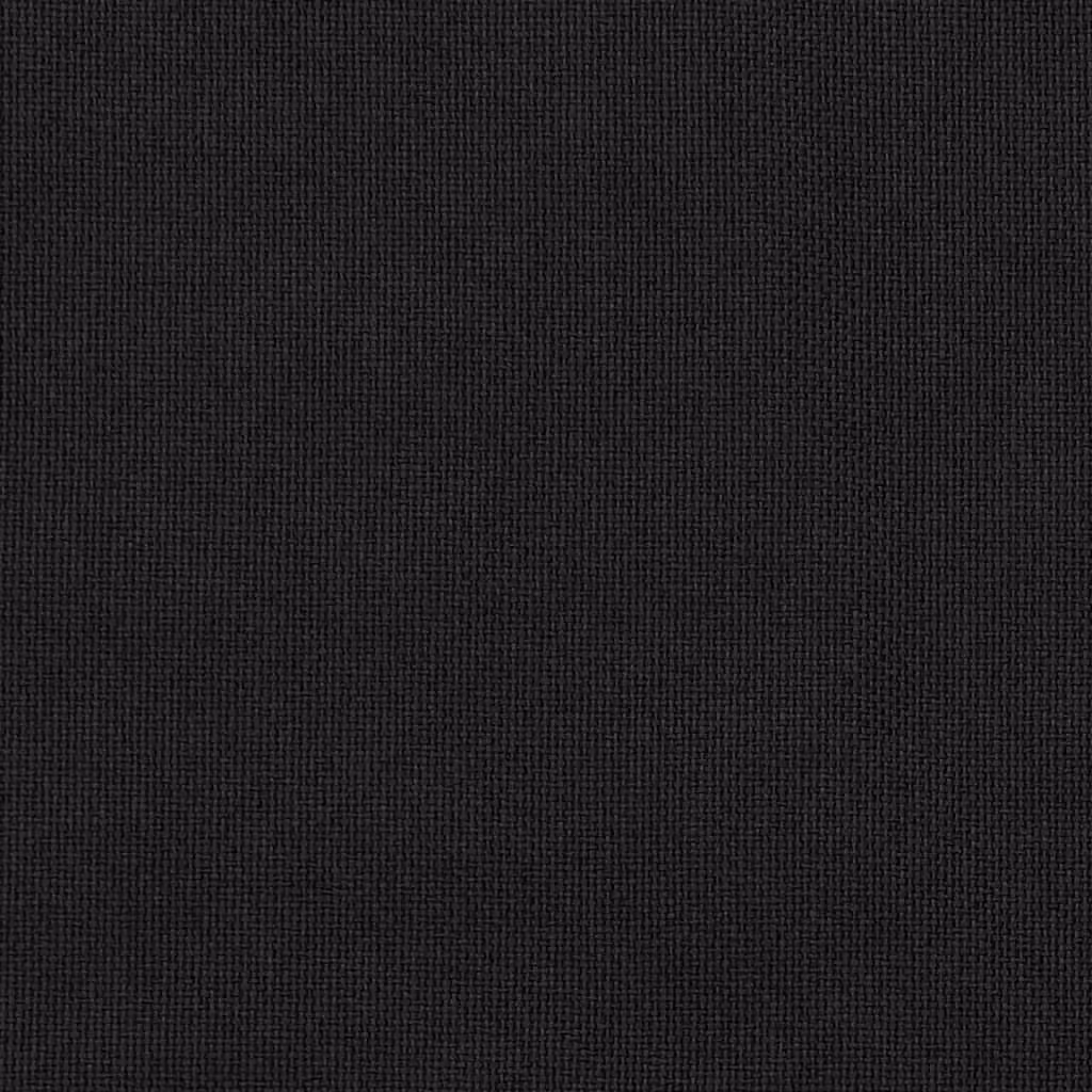 Berkfield Home Linen-Look Blackout Curtains with Hooks, Black, W: 290 cm, H: 245 cm – 3