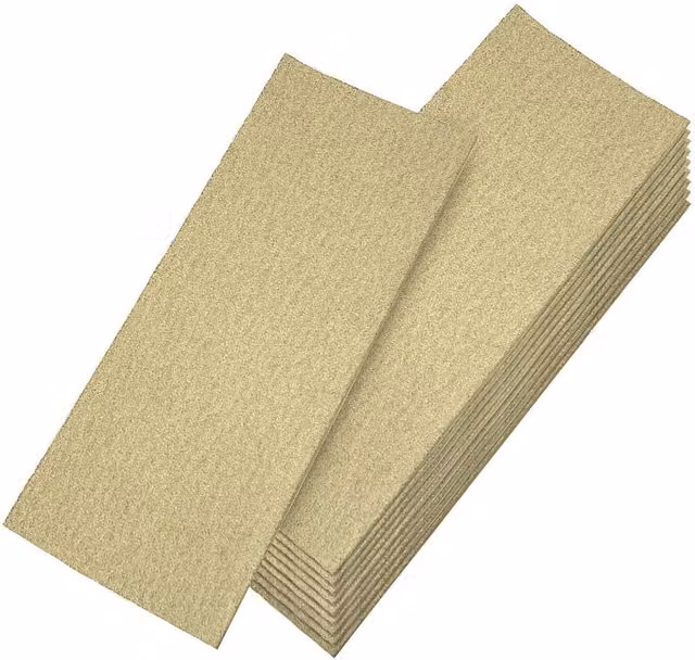 Faithfull Aluminium Oxide Orbital Sander Sanding Sheets, Multi Colour
