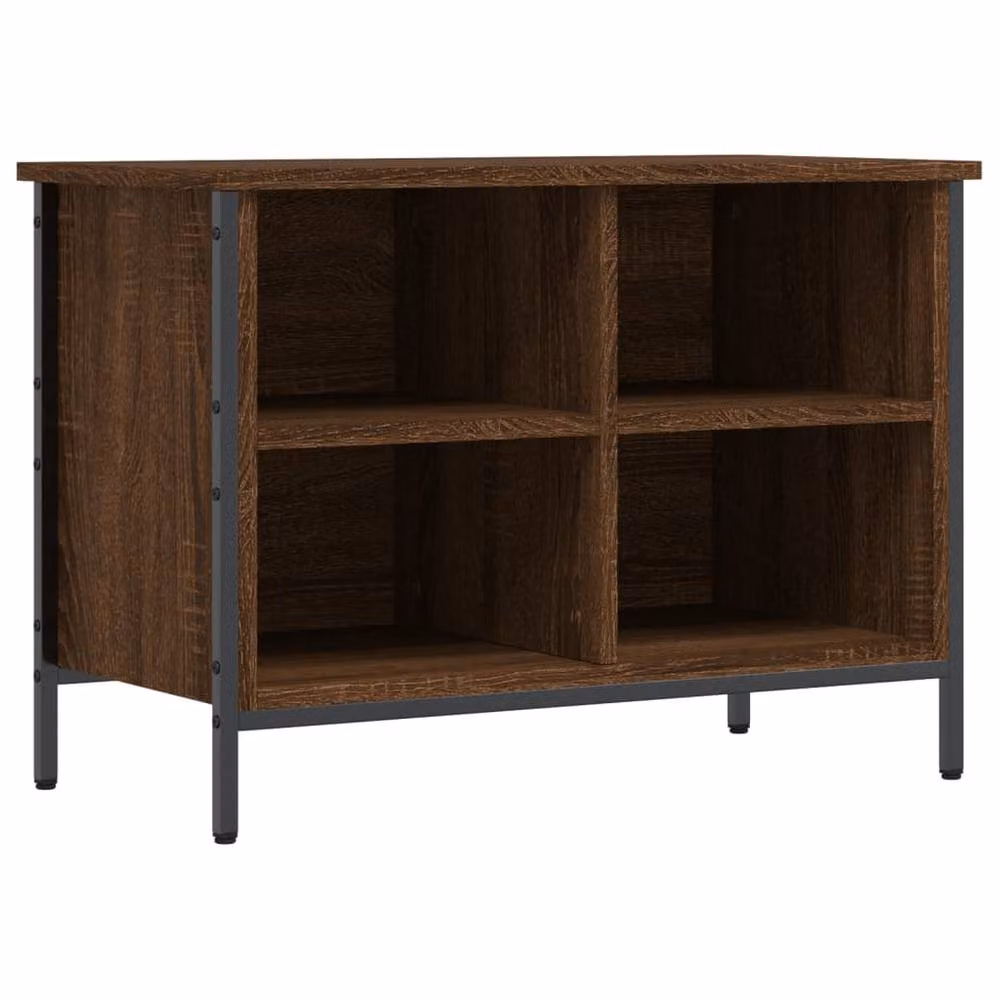 Berkfield Home Brown Oak Shoe Cabinet W/D/H: 69 x 35 x 50 cm – 3