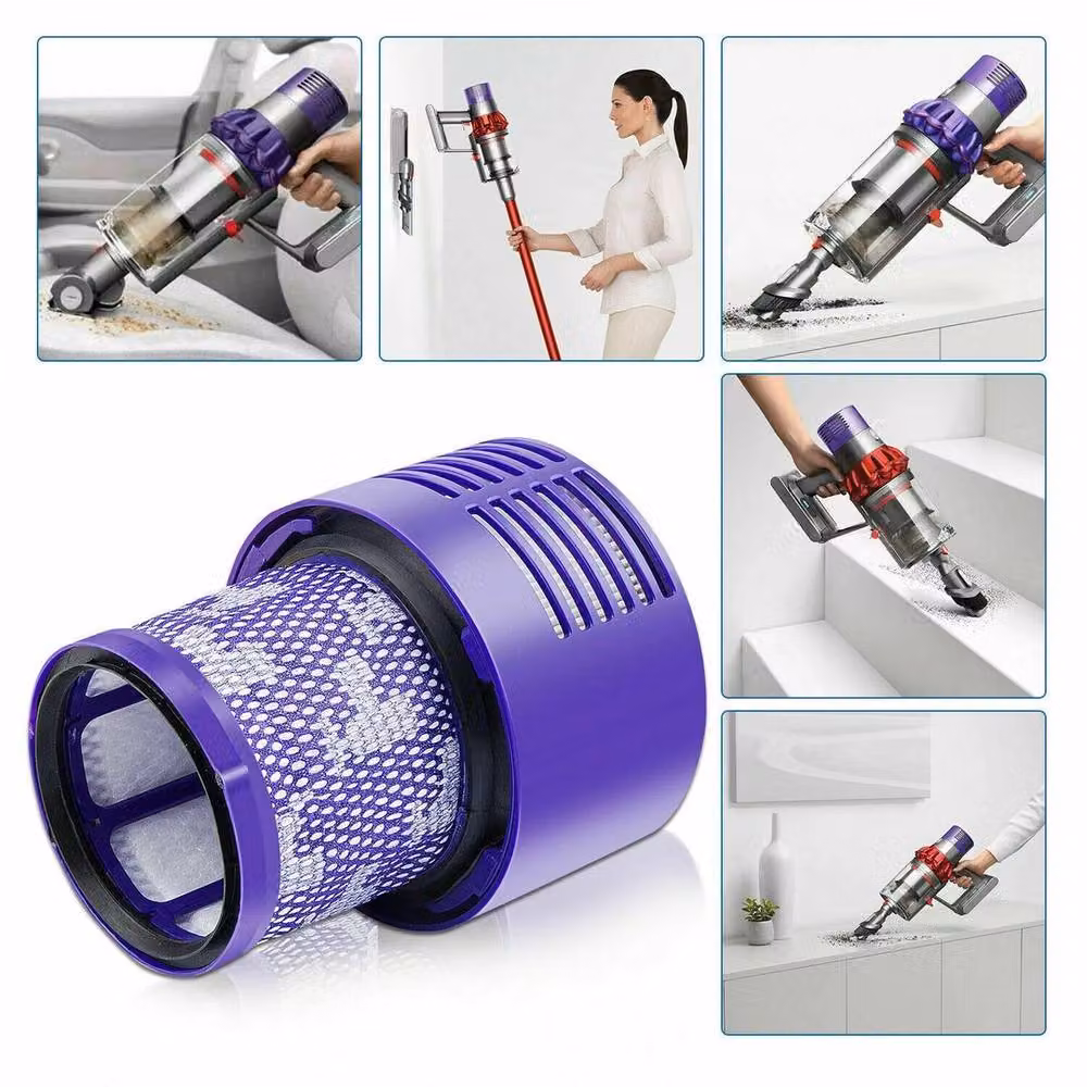 PAWNORA 2-Piece Genuine Dyson V10 SV12 HEPA Filter in Purple – 3