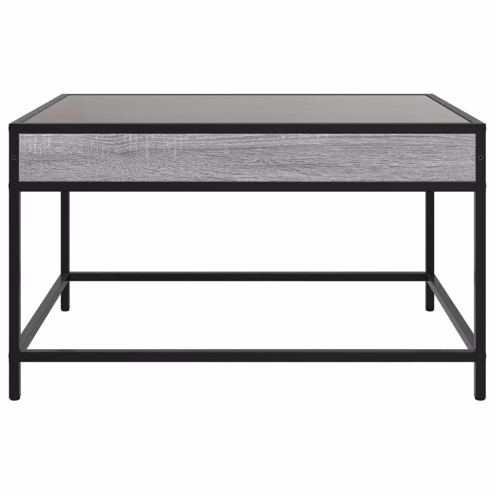 Berkfield Home Infinity LED Coffee Table in Grey Sonoma, W/D/H: 70 x 50 x 41 cm – 3