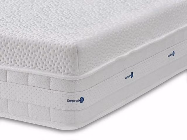 Kaymed Signature Response Gel Pocket 1600 Hybrid Mattress, White, W: 90 cm, D: 190 cm
