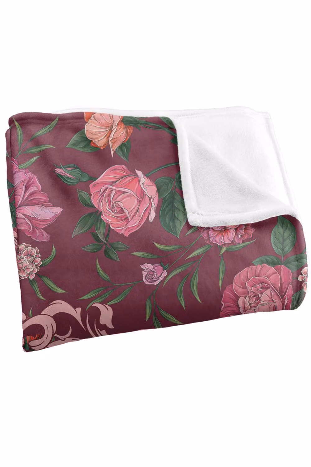 Netflix Bridgerton My Heart Calls Your Name Soft Fleece Throw Blanket, White and Multicolour, W: 152 cm, D: 127 cm – 3