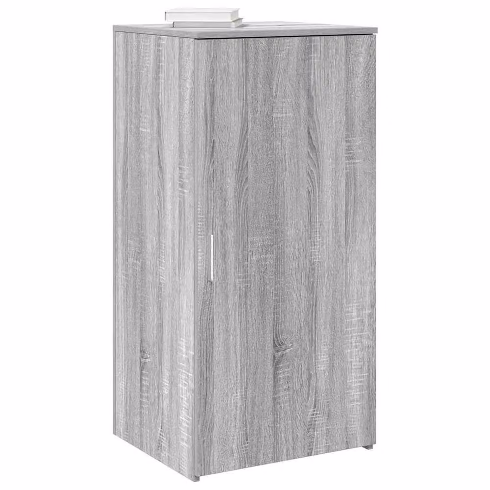 Berkfield Home Modern Grey Storage Cabinet with Hinged Doors and Internal Shelves, W: 50 cm, D: 45 cm, H: 103.5 cm – 2
