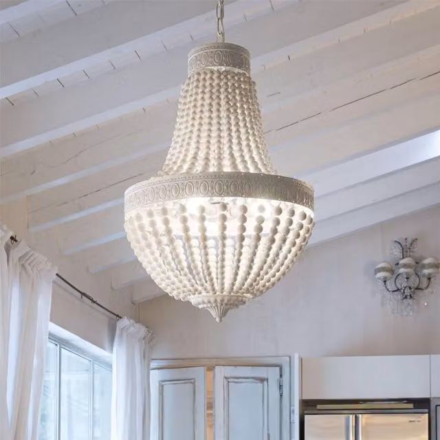Netlighting Monet 5 Light Round Suspended Pendant Light in White