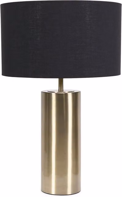 ValueLights Lexy Dimmable Touch Table Lamp with LED Bulb in Black and Gold/Brass