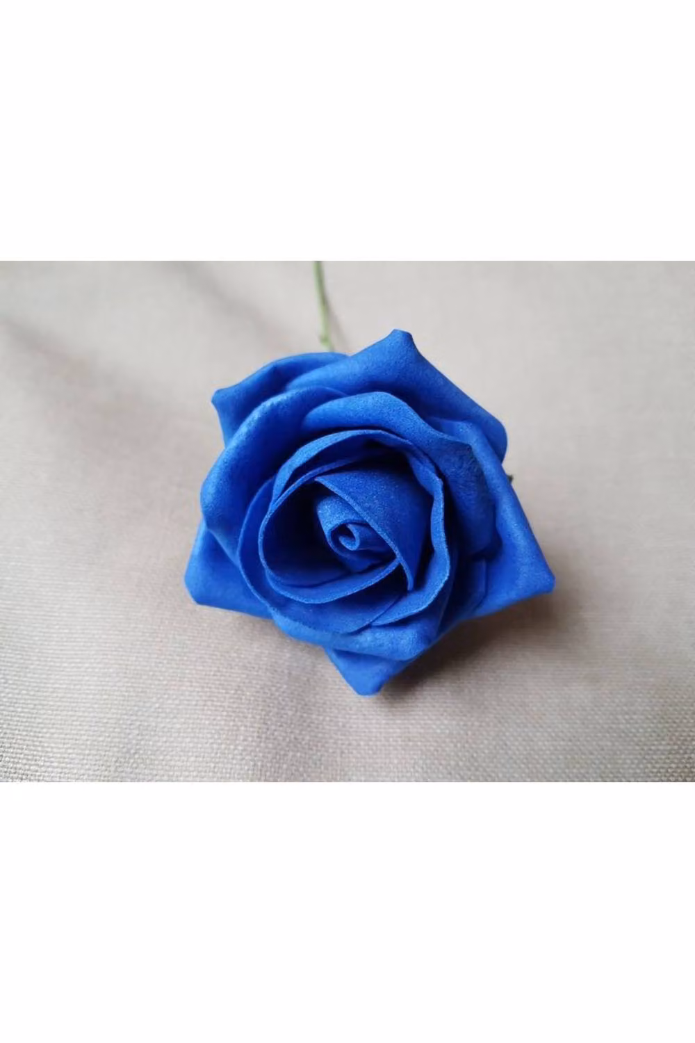 KDMD Pack of 3 Royal Blue Foam Tea Roses for Weddings – 3