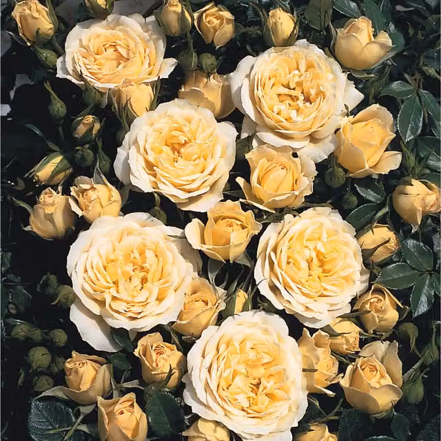 Plants By Post Sweet Memories Lemon Chiffon Fragrant Yellow Patio Rose, 5.5L