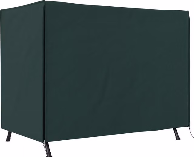 Outsunny Waterproof Oxford Polyester Swing Seat Protector in Green, W/D/H: 124 x 205 x 164 cm