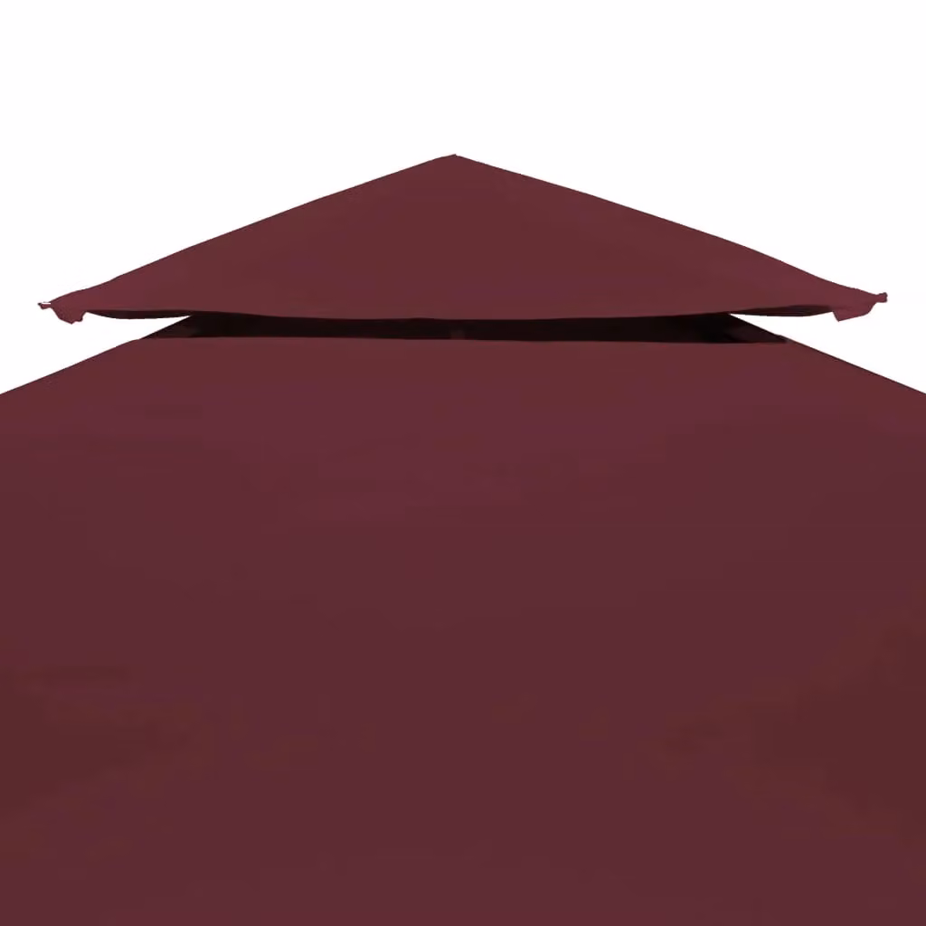 Berkfield Home 2-Tier Gazebo Top Cover in Red Polyester – 3