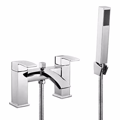 Nes Home Chrome Waterfall Bath Filler and Shower Mixer Tap – 2