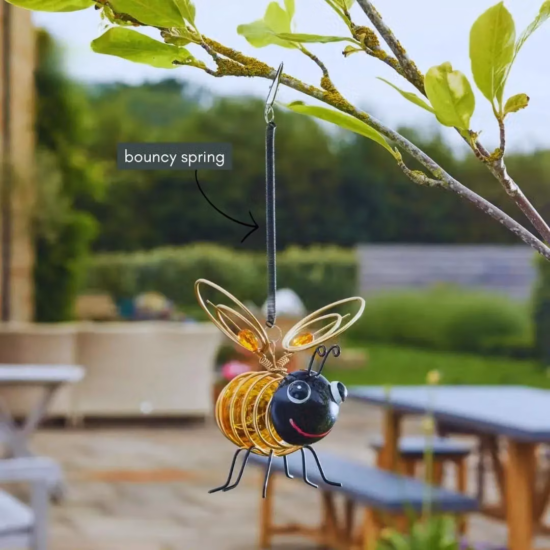 Marco Paul Solar Bug Garden Ornament Bee in Yellow – 3