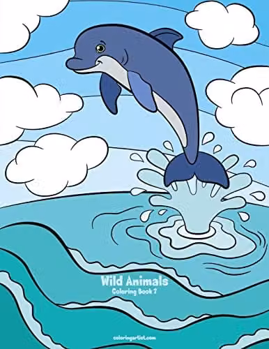 Wild Animals Coloring Book 2: Volume 2 Multicolour Adult Coloring Book by Createspace